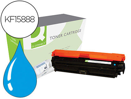 TONER LASER Q-CONNECT COMPATIBLE IMPRIMANTES HP 307A CE741A CP5225 COLORIS CYAN 7300P