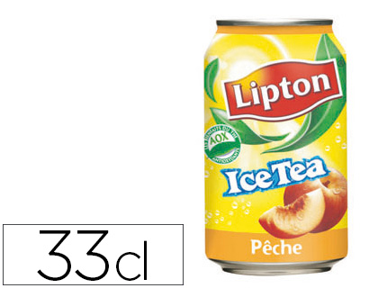 BOISSON LIPTON ICE TEA PCHE CANETTE 33CL